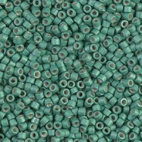 Miyuki delica Beads 11/0 - Galvanized matted dark mint DB-1171